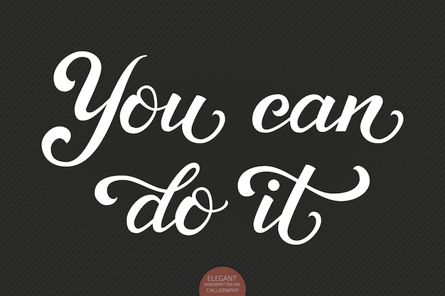 hand drawn lettering you can do it