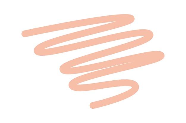 Hand drawn lines flat icon