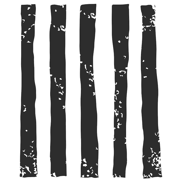 Vector hand drawn lines stripes textured vector