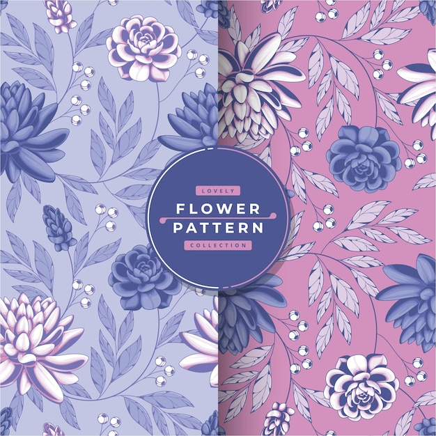 hand drawn lovely floral pattern