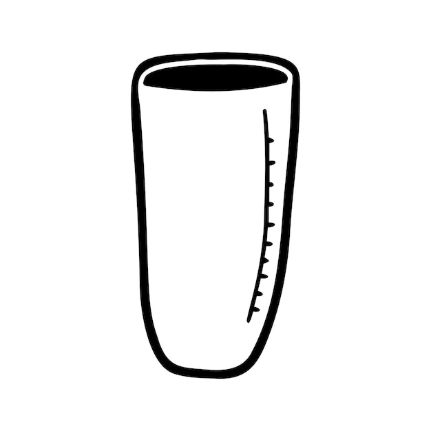 Hand drawn measuring cup