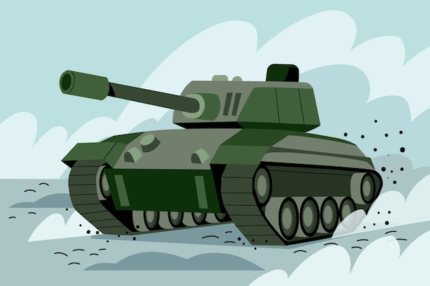 Hand drawn military background