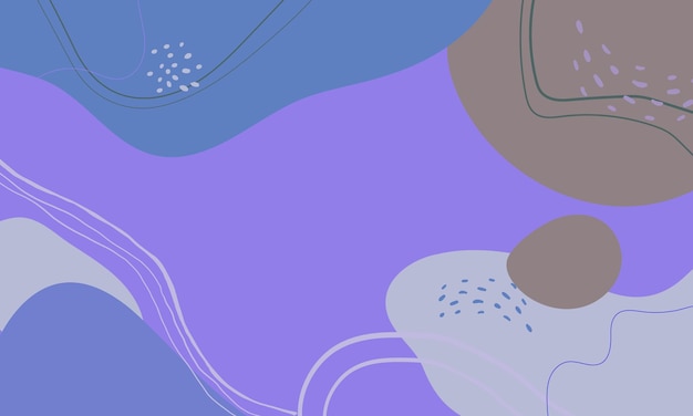 手で描いたミニマルな背景 手で描かれた抽象的な形状の背景
