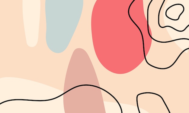 hand drawn minimal background hand drawn abstract shape background