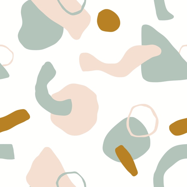 hand drawn minimal modern abstract pattern contemporary print fashionable template for design