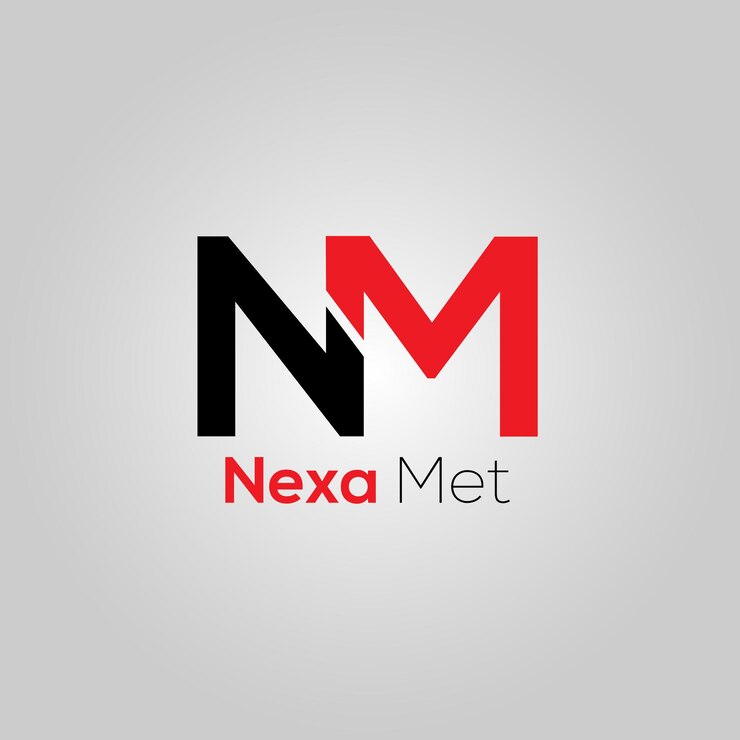 Hand drawn NM logo template