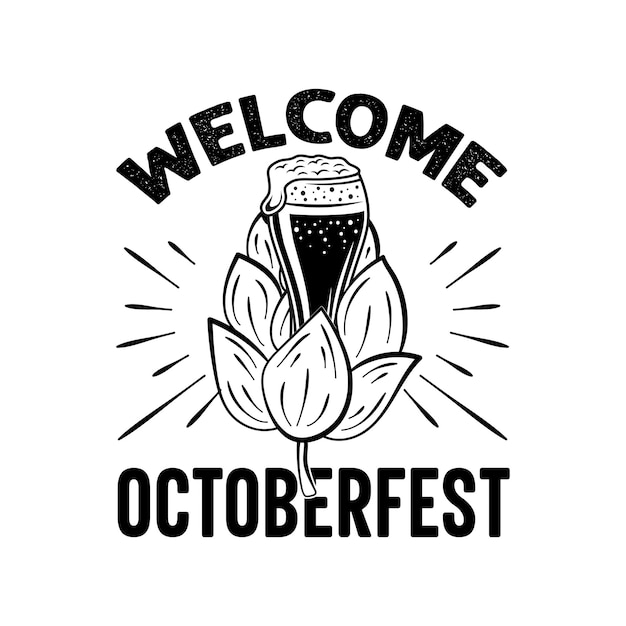 Hand drawn oktoberfest