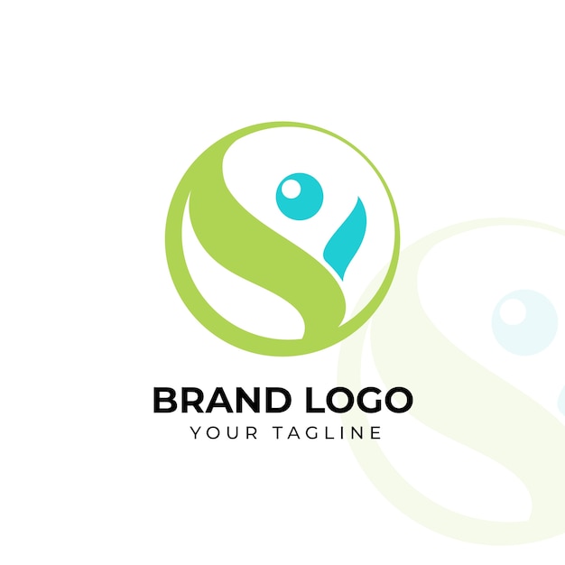 Vector hand drawn ozone therapy logo