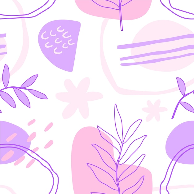 Hand drawn pastel color pattern