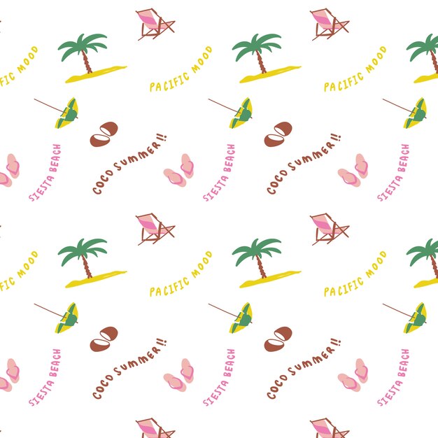Vector hand drawn pattern background