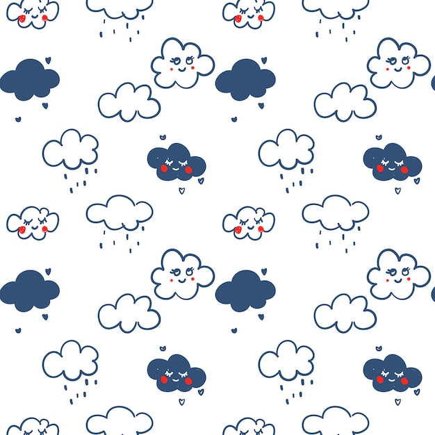 Hand drawn pattern background