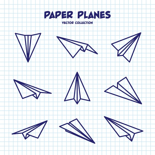 図書 絵本 絵本 ドゥードル 飛行機 アイコン 単純 単色 飛行機 シルエット 概要 ラインアート ベクトルイラスト