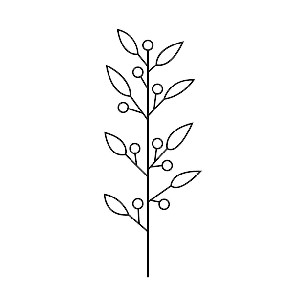 手描きの植物イラスト