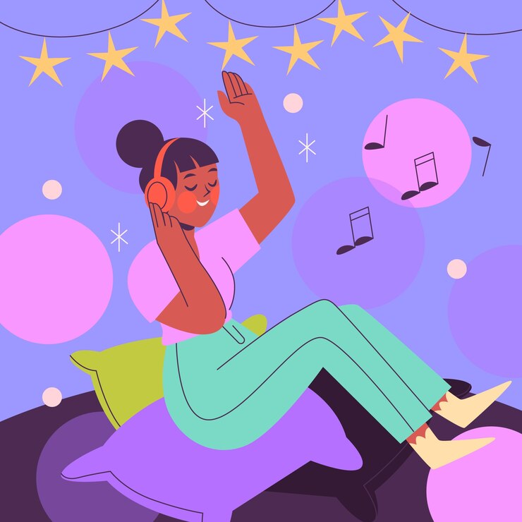 Vector hand drawn positive vibes illustration