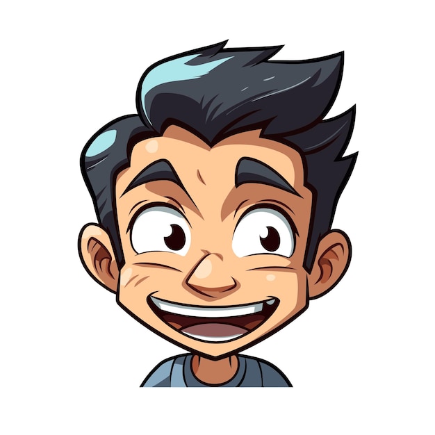 Hand drawn profile icon avatar character