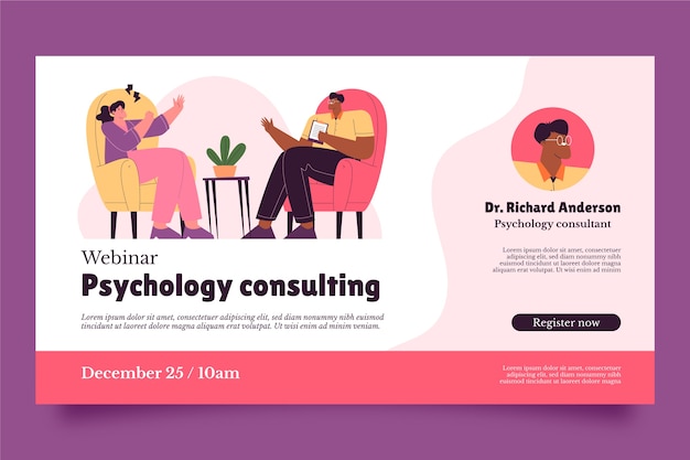 hand drawn psychologist help webinar