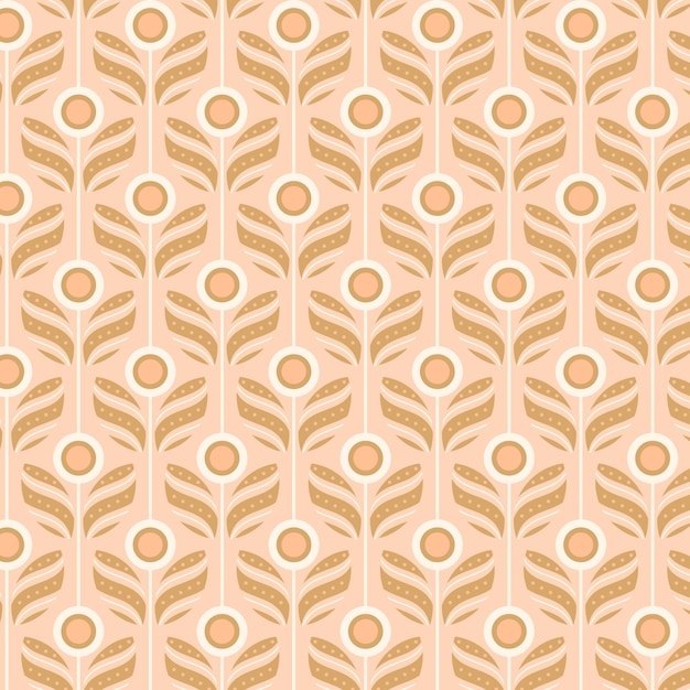 Hand drawn retro renew pattern