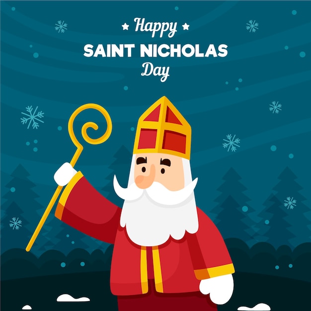 Hand drawn saint nicholas day