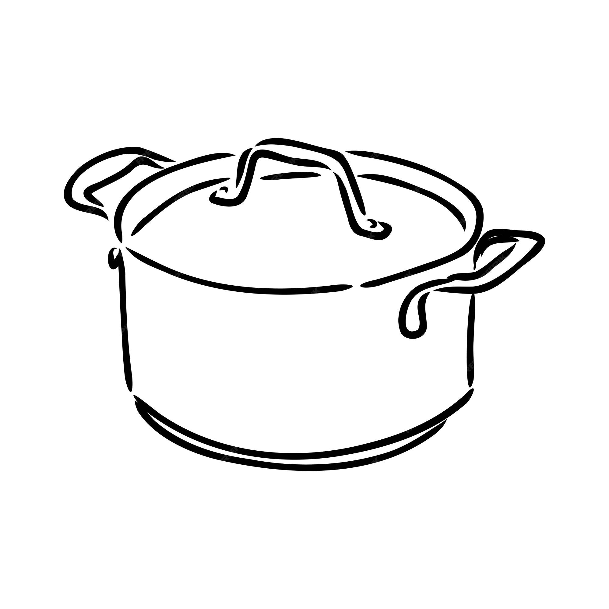 Кастрюля эскиз PNG