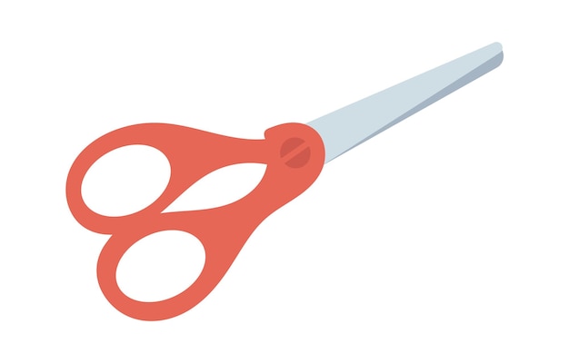 Hand drawn scissors tool icon