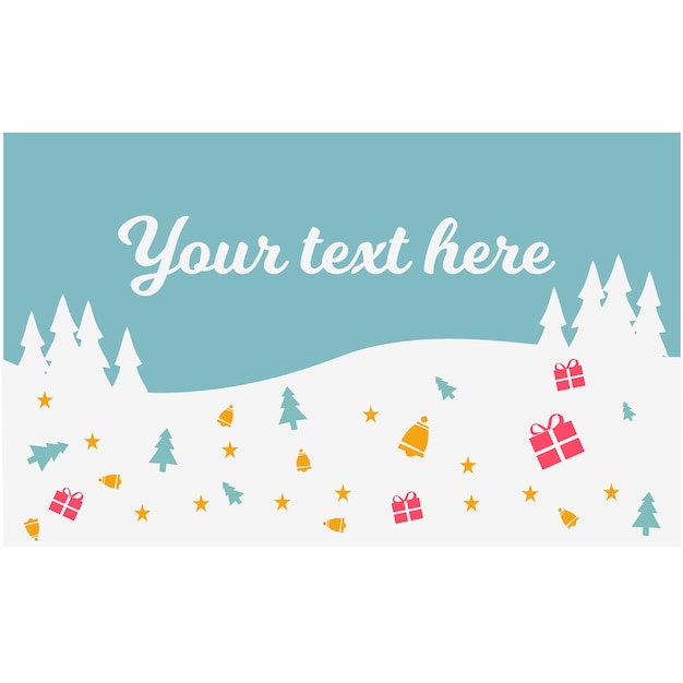 Hand drawn seamless christmas pattern vector illustration