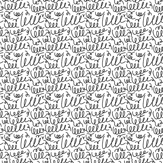 Vector hand drawn seamless pattern abstract shape design of texture background illustration