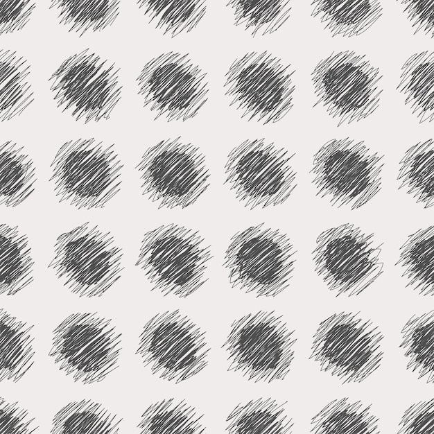 Vector hand drawn seamless pattern