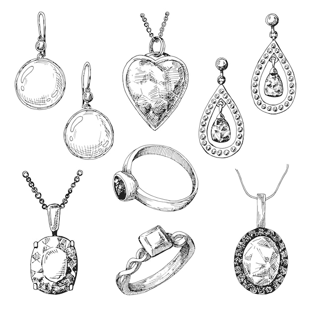 Share 142+ jewelry design sketching basics latest - in.eteachers
