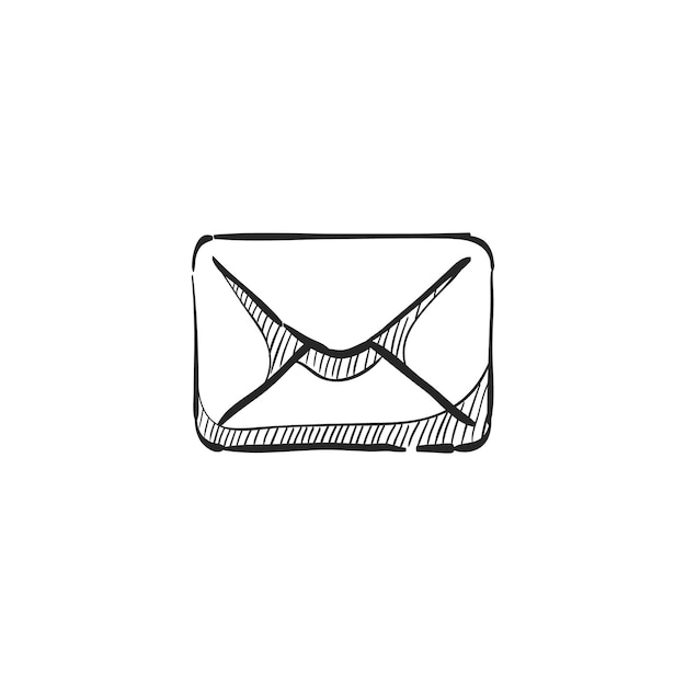 Premium Vector Hand Drawn Sketch Icon Email salesforce-email-template-merge-fields-printable-word-searches