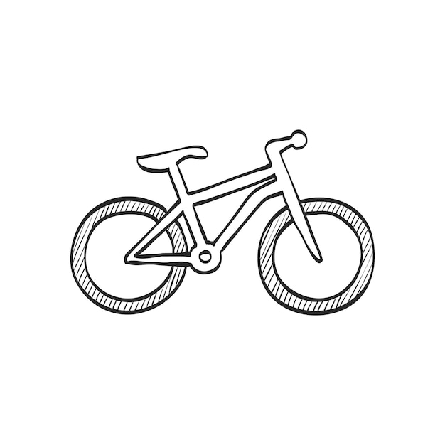 Premium Vector  Hand drawn sketch icon mountain bike