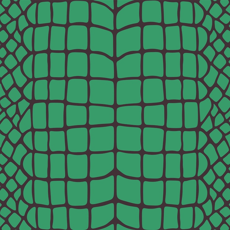 Vector hand drawn snake print