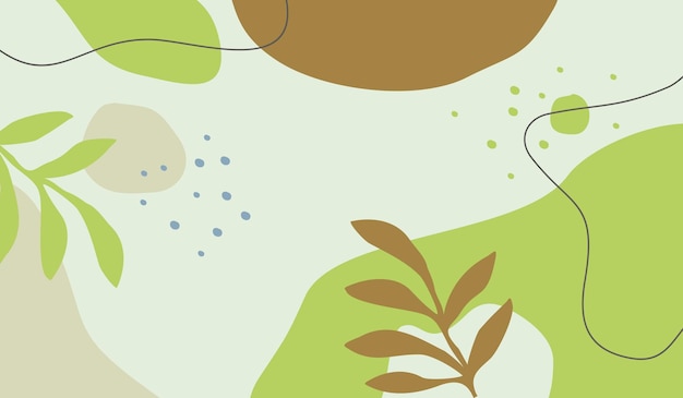 Vector hand drawn soft earth tones background