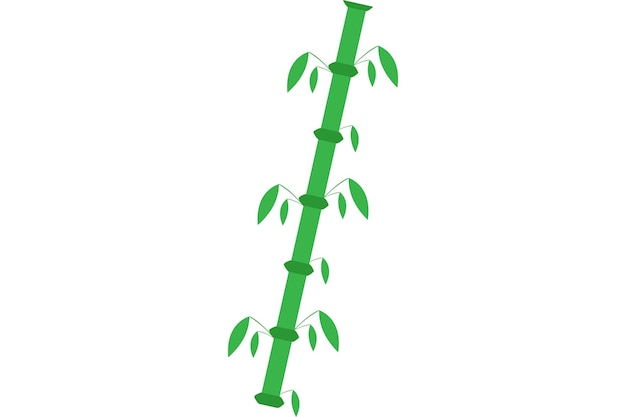 Hand Drawn Spring Bamboo Sticker Design