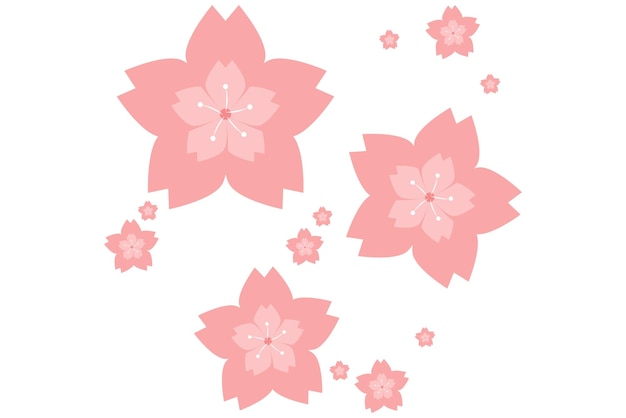 Hand Drawn Spring Flower Sticker Design