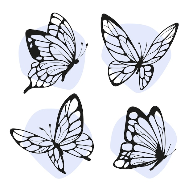 Schmetterling Route Svg Bundle Schmetterling Svg Schmetterling