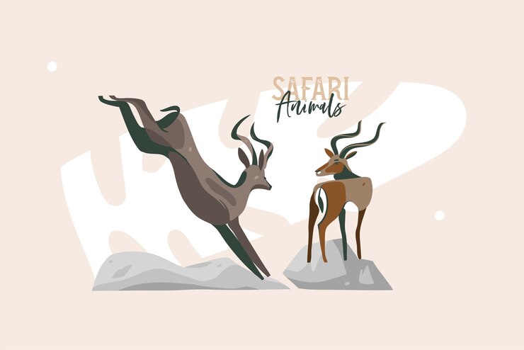 Vector hand drawn stock abstract flat graphic illustration