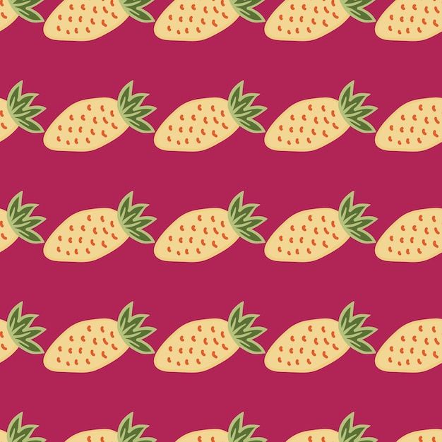 Hand drawn strawberries wallpaperDoodle strawberry seamless pattern Fruits backdrop