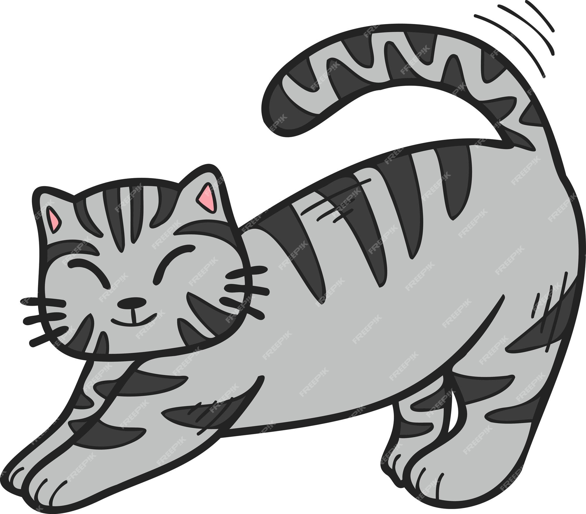 1,600+ Cat Stretching Stock Illustrations, Royalty-Free Vector Graphics &  Clip Art - iStock