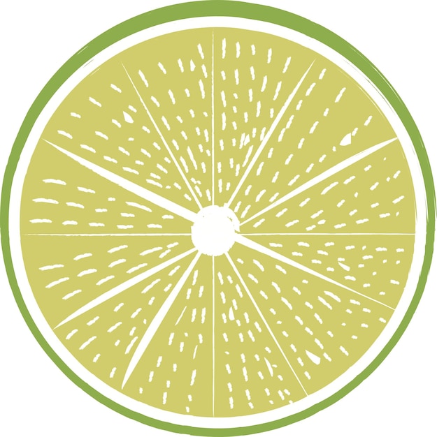 Hand drawn style fruit lemon