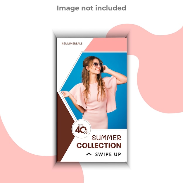 hand drawn summer instagram stories collection