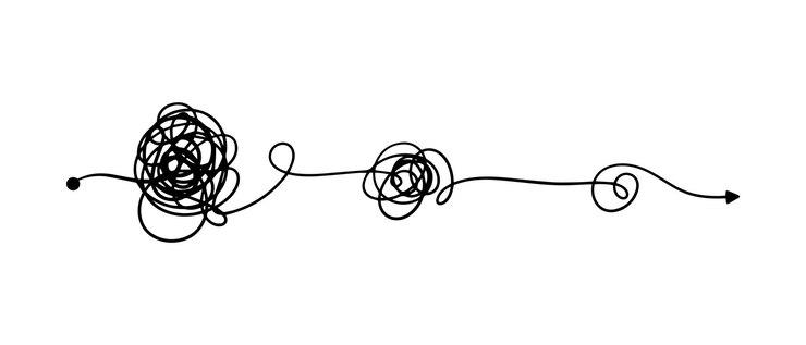 Hand drawn of tangle scrawl sketch Abstract scribble Vector illustration