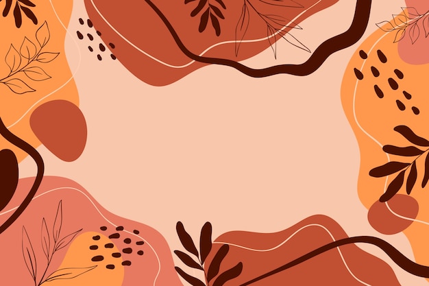 Hand drawn terracotta background