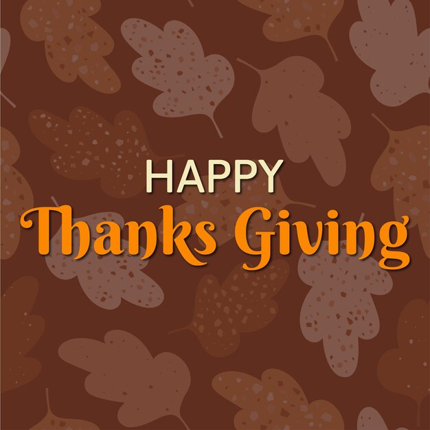Hand drawn thanksgiving background