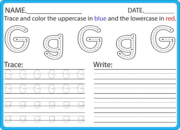 hand drawn tracing worksheets for kids pencontrol and handwriting practice