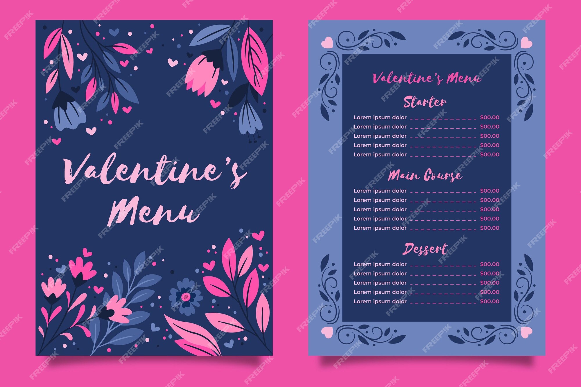 premium-vector-hand-drawn-valentine-s-day-menu-template
