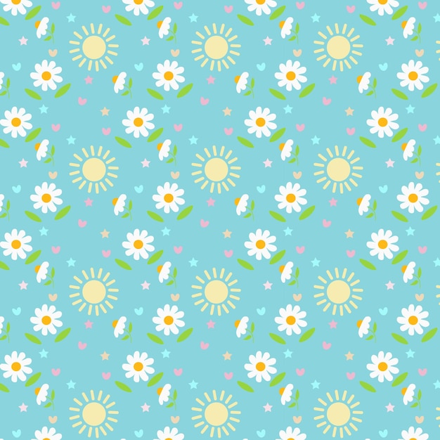 Hand drawn vector abstract pattern Seamless floral pattern Suitable for bed sheet design clothing