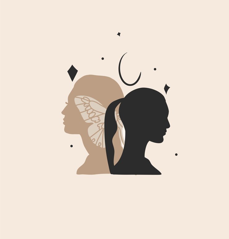 Vector hand drawn vector abstract stock flat graphic illustration with logo element