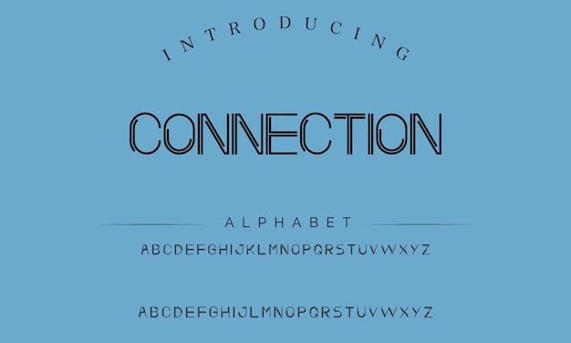 Hand drawn vector alphabet modern monoline signature script font elegant signature font