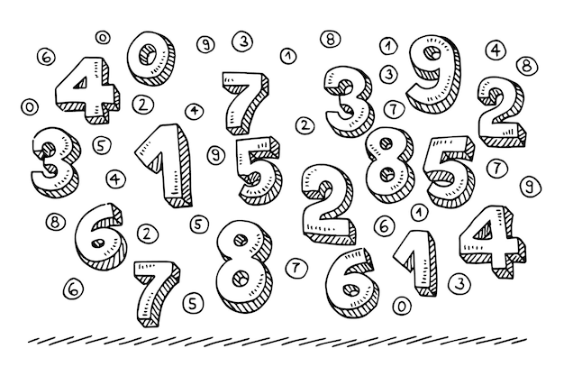 Drawing Numbers #125144 (Educational) – Printable coloring pages