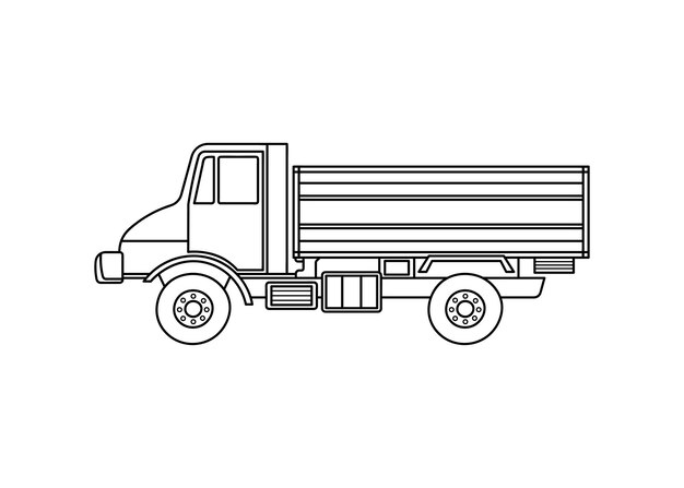 19+ Crane Truck Coloring Page